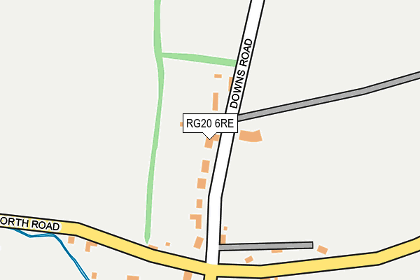 RG20 6RE map - OS OpenMap – Local (Ordnance Survey) RG20 6RE map - OS OpenMap – Local (Ordnance Survey)