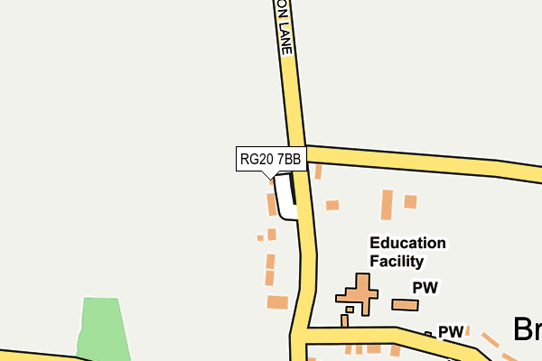 RG20 7BB map - OS OpenMap – Local (Ordnance Survey) RG20 7BB map - OS OpenMap – Local (Ordnance Survey)