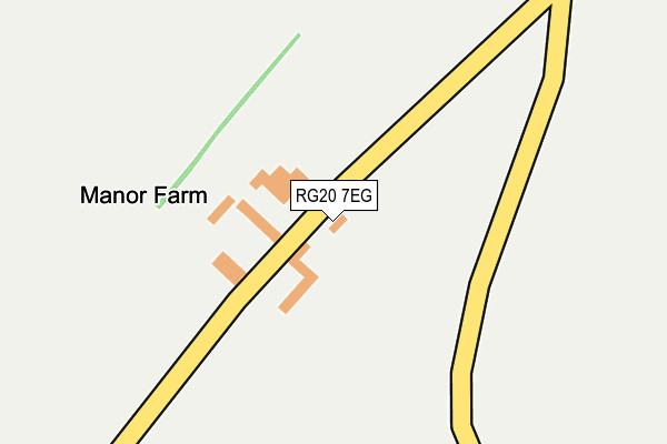 RG20 7EG map - OS OpenMap – Local (Ordnance Survey) RG20 7EG map - OS OpenMap – Local (Ordnance Survey)