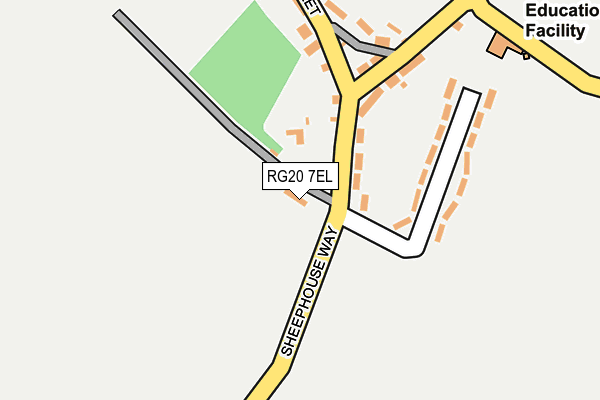RG20 7EL map - OS OpenMap – Local (Ordnance Survey) RG20 7EL map - OS OpenMap – Local (Ordnance Survey)