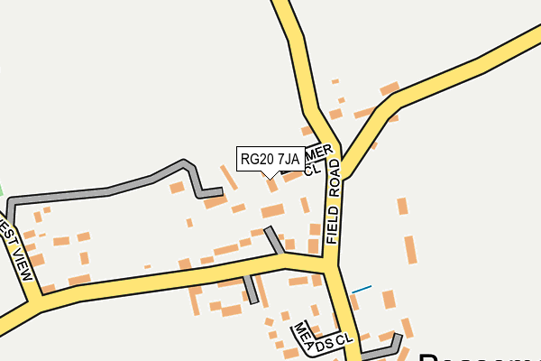 RG20 7JA map - OS OpenMap – Local (Ordnance Survey) RG20 7JA map - OS OpenMap – Local (Ordnance Survey)
