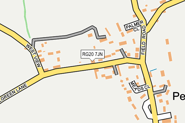RG20 7JN map - OS OpenMap – Local (Ordnance Survey) RG20 7JN map - OS OpenMap – Local (Ordnance Survey)