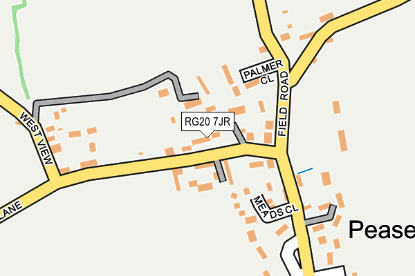 RG20 7JR map - OS OpenMap – Local (Ordnance Survey) RG20 7JR map - OS OpenMap – Local (Ordnance Survey)