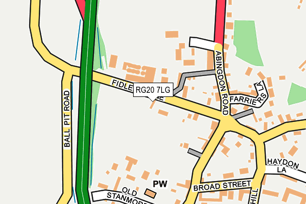 RG20 7LG map - OS OpenMap – Local (Ordnance Survey) RG20 7LG map - OS OpenMap – Local (Ordnance Survey)