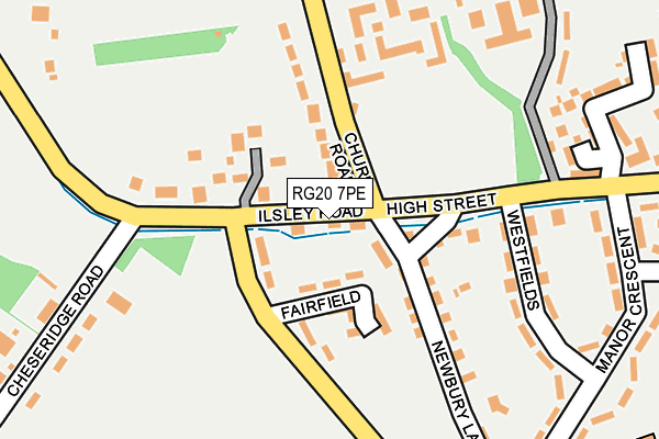 RG20 7PE map - OS OpenMap – Local (Ordnance Survey) RG20 7PE map - OS OpenMap – Local (Ordnance Survey)