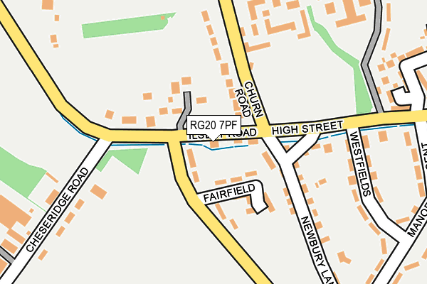 RG20 7PF map - OS OpenMap – Local (Ordnance Survey) RG20 7PF map - OS OpenMap – Local (Ordnance Survey)