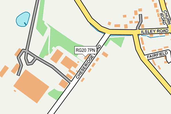 RG20 7PN map - OS OpenMap – Local (Ordnance Survey) RG20 7PN map - OS OpenMap – Local (Ordnance Survey)
