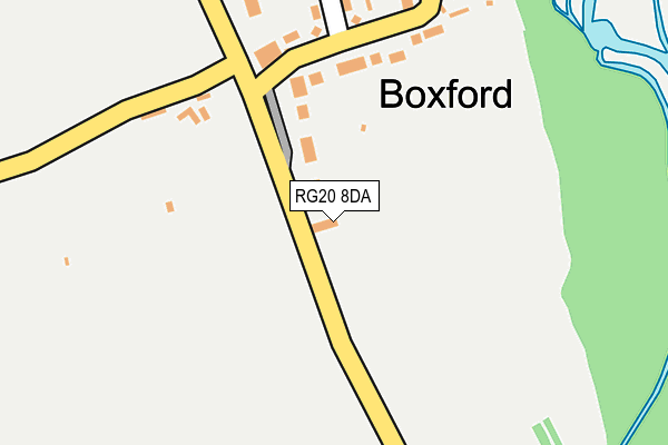 RG20 8DA map - OS OpenMap – Local (Ordnance Survey) RG20 8DA map - OS OpenMap – Local (Ordnance Survey)