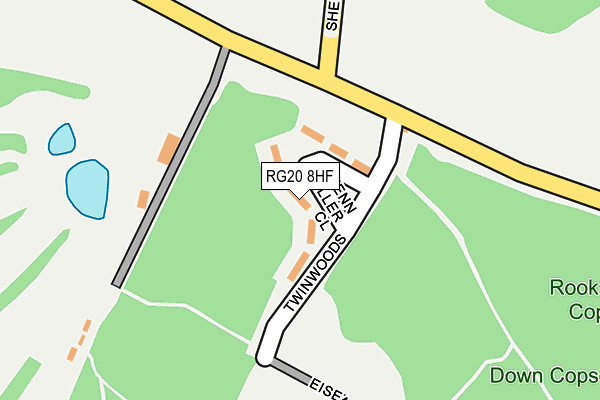 RG20 8HF map - OS OpenMap – Local (Ordnance Survey) RG20 8HF map - OS OpenMap – Local (Ordnance Survey)