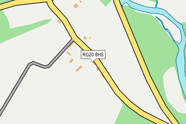 RG20 8HS map - OS OpenMap – Local (Ordnance Survey) RG20 8HS map - OS OpenMap – Local (Ordnance Survey)