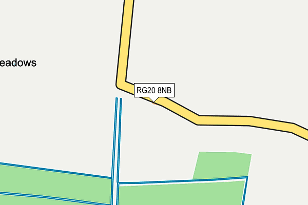 RG20 8NB map - OS OpenMap – Local (Ordnance Survey) RG20 8NB map - OS OpenMap – Local (Ordnance Survey)