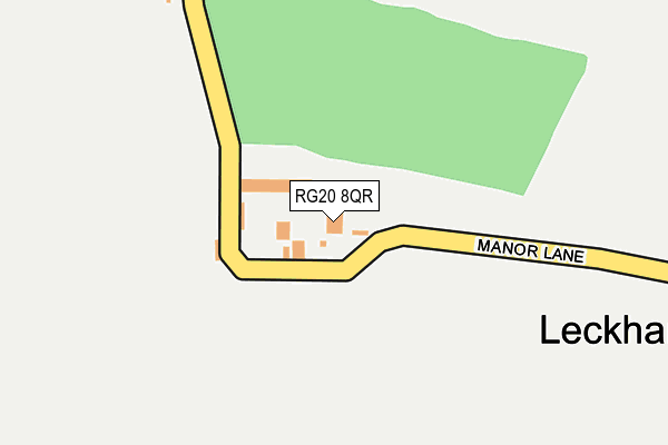 RG20 8QR map - OS OpenMap – Local (Ordnance Survey)