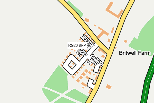 RG20 8RP map - OS OpenMap – Local (Ordnance Survey) RG20 8RP map - OS OpenMap – Local (Ordnance Survey)
