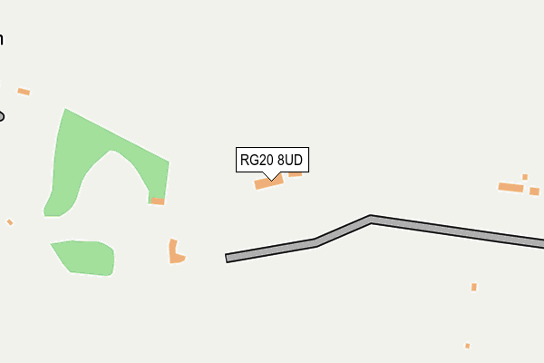 RG20 8UD map - OS OpenMap – Local (Ordnance Survey) RG20 8UD map - OS OpenMap – Local (Ordnance Survey)