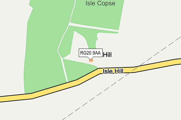 RG20 9AA map - OS OpenMap – Local (Ordnance Survey) RG20 9AA map - OS OpenMap – Local (Ordnance Survey)