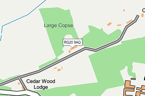 RG20 9AQ map - OS OpenMap – Local (Ordnance Survey) RG20 9AQ map - OS OpenMap – Local (Ordnance Survey)