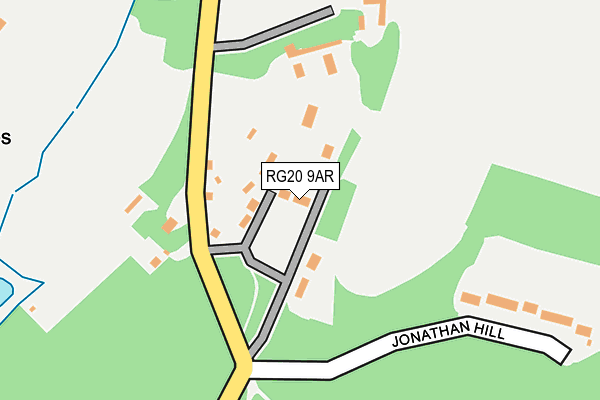 RG20 9AR map - OS OpenMap – Local (Ordnance Survey) RG20 9AR map - OS OpenMap – Local (Ordnance Survey)