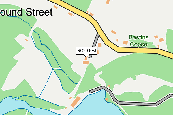 RG20 9EJ map - OS OpenMap – Local (Ordnance Survey) RG20 9EJ map - OS OpenMap – Local (Ordnance Survey)