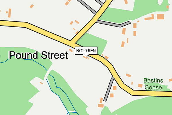 RG20 9EN map - OS OpenMap – Local (Ordnance Survey) RG20 9EN map - OS OpenMap – Local (Ordnance Survey)