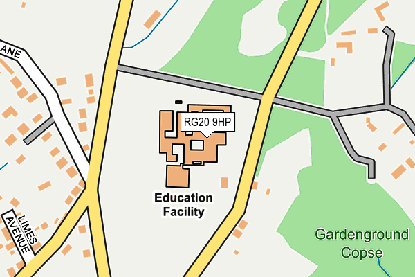 RG20 9HP map - OS OpenMap – Local (Ordnance Survey) RG20 9HP map - OS OpenMap – Local (Ordnance Survey)