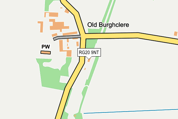 RG20 9NT map - OS OpenMap – Local (Ordnance Survey) RG20 9NT map - OS OpenMap – Local (Ordnance Survey)
