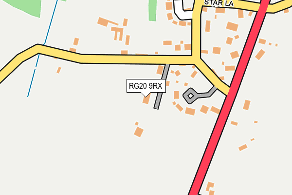 RG20 9RX map - OS OpenMap – Local (Ordnance Survey) RG20 9RX map - OS OpenMap – Local (Ordnance Survey)