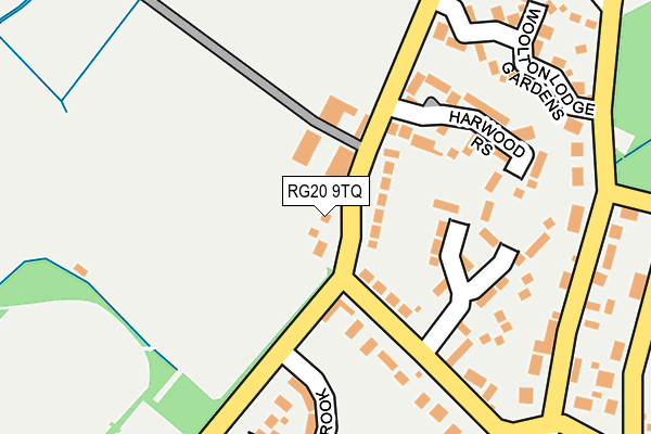 RG20 9TQ map - OS OpenMap – Local (Ordnance Survey) RG20 9TQ map - OS OpenMap – Local (Ordnance Survey)