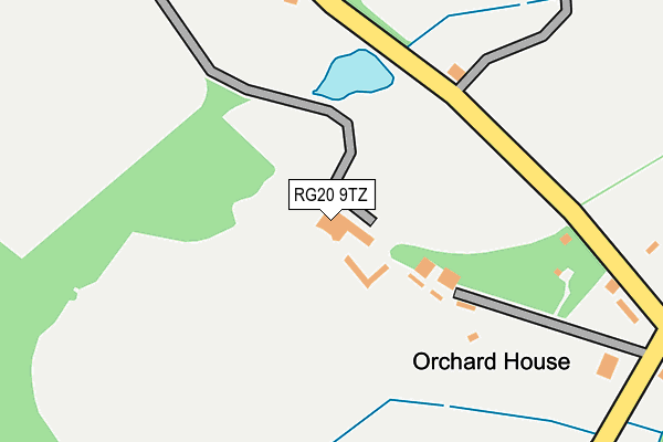 RG20 9TZ map - OS OpenMap – Local (Ordnance Survey) RG20 9TZ map - OS OpenMap – Local (Ordnance Survey)