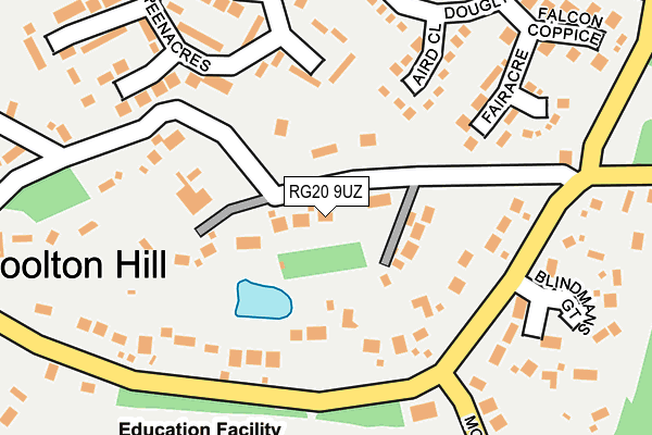 RG20 9UZ map - OS OpenMap – Local (Ordnance Survey) RG20 9UZ map - OS OpenMap – Local (Ordnance Survey)