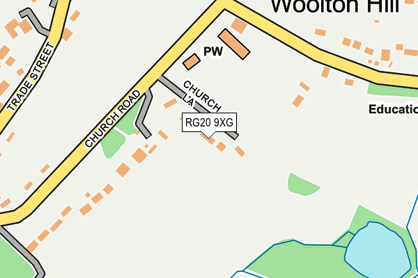 RG20 9XG map - OS OpenMap – Local (Ordnance Survey) RG20 9XG map - OS OpenMap – Local (Ordnance Survey)
