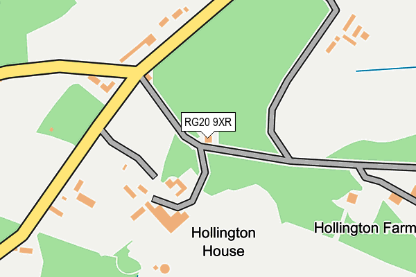 RG20 9XR map - OS OpenMap – Local (Ordnance Survey) RG20 9XR map - OS OpenMap – Local (Ordnance Survey)