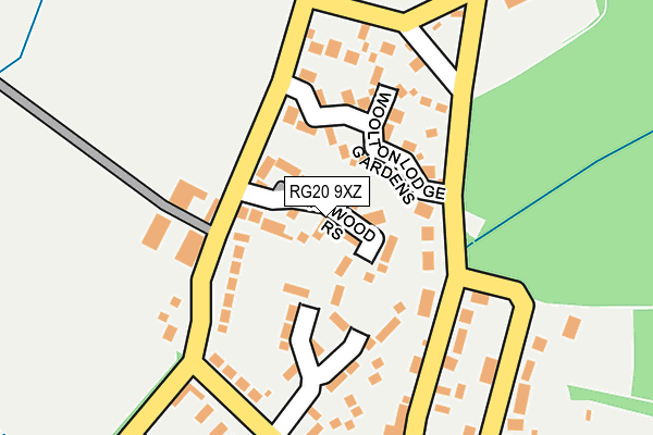 RG20 9XZ map - OS OpenMap – Local (Ordnance Survey) RG20 9XZ map - OS OpenMap – Local (Ordnance Survey)