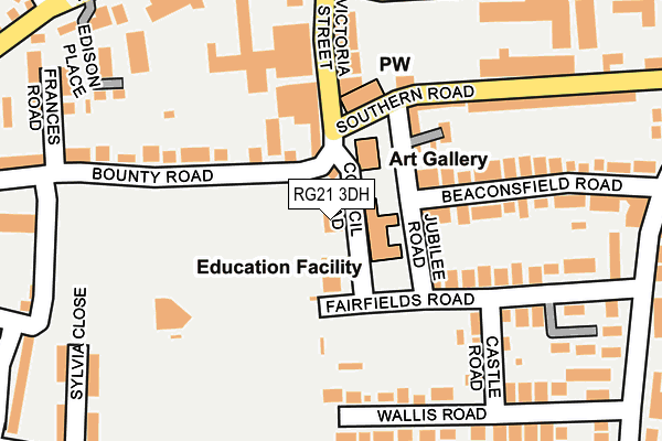 RG21 3DH map - OS OpenMap – Local (Ordnance Survey) RG21 3DH map - OS OpenMap – Local (Ordnance Survey)