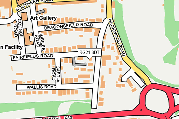 RG21 3DT map - OS OpenMap – Local (Ordnance Survey) RG21 3DT map - OS OpenMap – Local (Ordnance Survey)