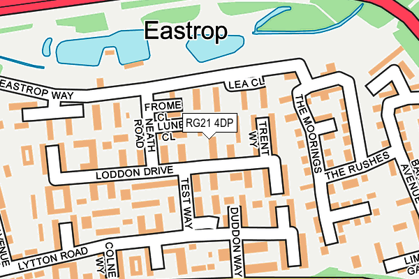 RG21 4DP map - OS OpenMap – Local (Ordnance Survey) RG21 4DP map - OS OpenMap – Local (Ordnance Survey)
