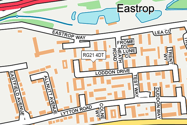 RG21 4DT map - OS OpenMap – Local (Ordnance Survey) RG21 4DT map - OS OpenMap – Local (Ordnance Survey)