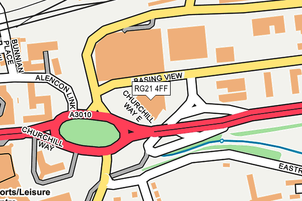 RG21 4FF map - OS OpenMap – Local (Ordnance Survey) RG21 4FF map - OS OpenMap – Local (Ordnance Survey)
