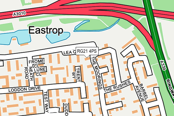 RG21 4PS map - OS OpenMap – Local (Ordnance Survey) RG21 4PS map - OS OpenMap – Local (Ordnance Survey)