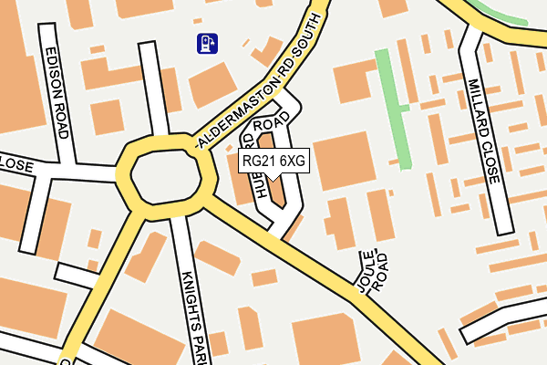 RG21 6XG map - OS OpenMap – Local (Ordnance Survey) RG21 6XG map - OS OpenMap – Local (Ordnance Survey)