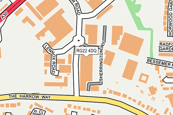RG22 4DQ map - OS OpenMap – Local (Ordnance Survey) RG22 4DQ map - OS OpenMap – Local (Ordnance Survey)