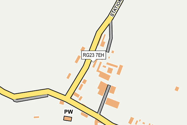 RG23 7EH map - OS OpenMap – Local (Ordnance Survey) RG23 7EH map - OS OpenMap – Local (Ordnance Survey)