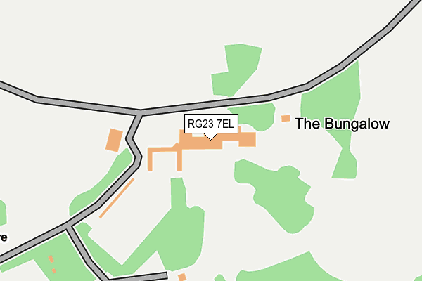 RG23 7EL map - OS OpenMap – Local (Ordnance Survey) RG23 7EL map - OS OpenMap – Local (Ordnance Survey)