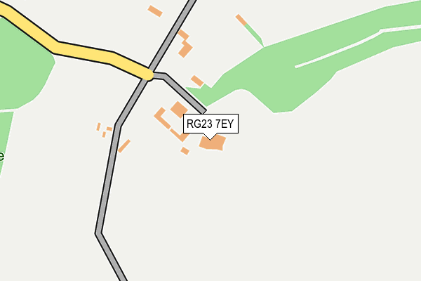 RG23 7EY map - OS OpenMap – Local (Ordnance Survey) RG23 7EY map - OS OpenMap – Local (Ordnance Survey)