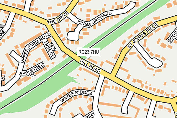 RG23 7HU map - OS OpenMap – Local (Ordnance Survey) RG23 7HU map - OS OpenMap – Local (Ordnance Survey)
