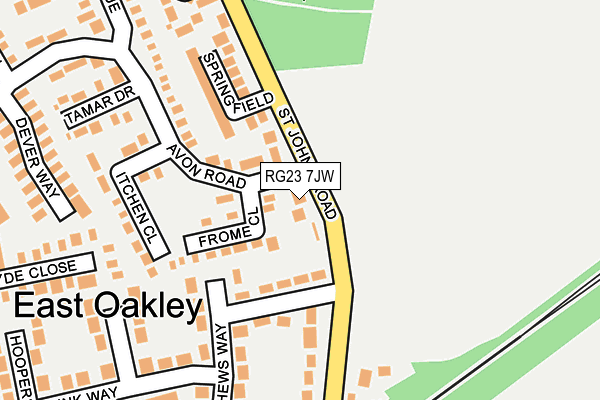RG23 7JW map - OS OpenMap – Local (Ordnance Survey) RG23 7JW map - OS OpenMap – Local (Ordnance Survey)