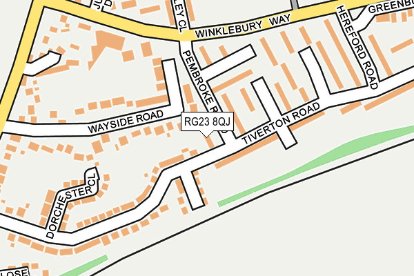 RG23 8QJ map - OS OpenMap – Local (Ordnance Survey) RG23 8QJ map - OS OpenMap – Local (Ordnance Survey)