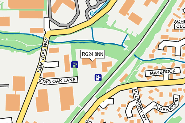 RG24 8NN map - OS OpenMap – Local (Ordnance Survey) RG24 8NN map - OS OpenMap – Local (Ordnance Survey)
