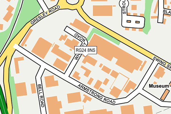 RG24 8NS map - OS OpenMap – Local (Ordnance Survey) RG24 8NS map - OS OpenMap – Local (Ordnance Survey)