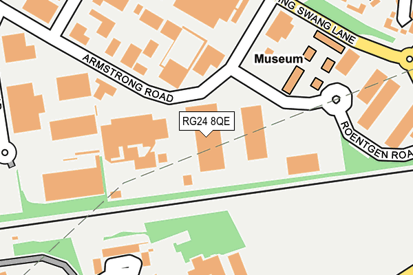 RG24 8QE map - OS OpenMap – Local (Ordnance Survey) RG24 8QE map - OS OpenMap – Local (Ordnance Survey)