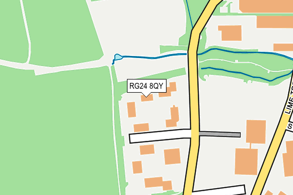 RG24 8QY map - OS OpenMap – Local (Ordnance Survey) RG24 8QY map - OS OpenMap – Local (Ordnance Survey)